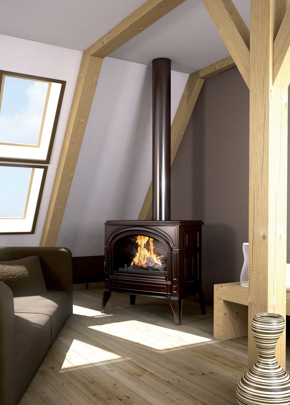 אורטל קמינים ופתרונות חימום, קמין עץ, צילום: יח"צ 